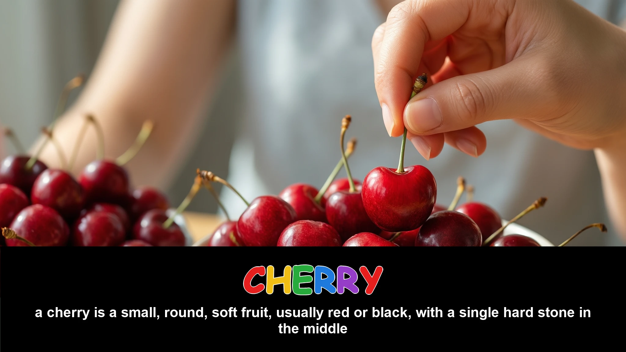 English Illustration for cherry